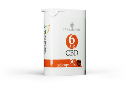 CBD Capsules 6 mg <br/> 300mg total